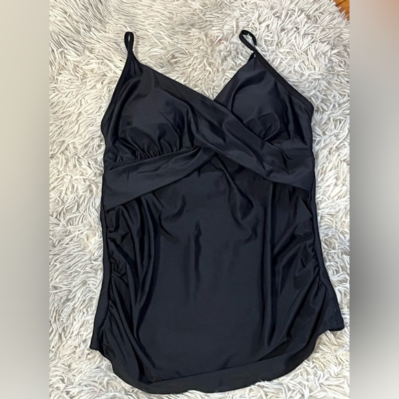 Summer Mae maternity black tankini - Picture 5 of 7
